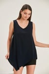 ALEXANDERGARDI KOLSUZ ASİMETRİK BLUZ (B21-35500)