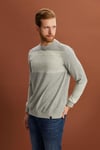 ALEXANDERGARDI REGULAR FİT BİSİKLET YAKA SWEATSHİRT (E22-72401)