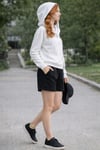 ALEXANDERGARDI Yandan Fermuarlı Kapüşonlu Sweatshirt