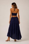 Asimetrik Kesim Boho Maxi Etek