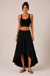 Asimetrik Kesim Boho Maxi Etek