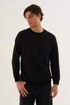 Bisiklet Yaka Basic Sweatshirt