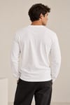Bisiklet Yaka İnce Fitilli Basic Sweatshirt