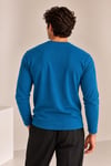 Bisiklet Yaka İnce Fitilli Basic Sweatshirt