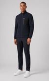 Cep Detaylı Fermuarlı Dik Yaka Sweatshirt
