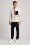 Cep Detaylı Fermuarlı Dik Yaka Sweatshirt