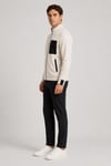 Cep Detaylı Fermuarlı Dik Yaka Sweatshirt