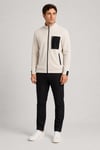 Cep Detaylı Fermuarlı Dik Yaka Sweatshirt