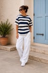 Çizgili Oversize T-shirt