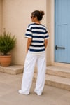 Çizgili Oversize T-shirt
