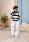 Çizgili Oversize T-shirt
