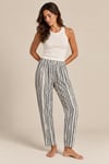 Desenli Beli Lastikli Relaxed Fit Eşofman Altı