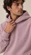 Dokulu Kapüşonlu Erkek Sweatshirt