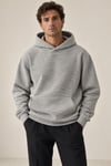 Dokulu Kapüşonlu Sweatshirt