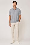 Dokulu Polo Yaka T-Shirt