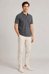 Dokulu Polo Yaka T-Shirt