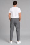 Dokulu Relaxed Fit Bağcıklı Pantolon 