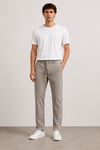 Dokulu Relaxed Fit Bağcıklı Pantolon 