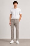 Dokulu Relaxed Fit Bağcıklı Pantolon 