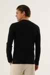Düğmeli Yaka Uzun Kollu Günlük T-shirt
