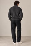 Fitilli Balıkçı Yaka Erkek Sweatshirt