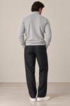 Fitilli Balıkçı Yaka Erkek Sweatshirt