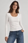 Fitilli Slim Fit Uzun Kollu Bluz