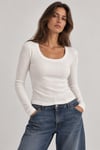 Fitilli Slim Fit Uzun Kollu Bluz