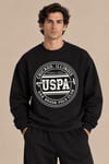 İçi Polar Önü Baskılı Sweatshirt