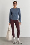Kadın Activewear Bisiklet Yaka Üst