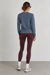 Kadın Activewear Bisiklet Yaka Üst
