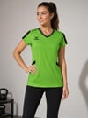Kadın V Yaka Forma T-Shirt