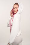 KAPÜŞONLU CROP HIRKA