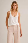 Keten Wide Leg Pantolon