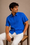 Kısa Kollu %100 Pamuk Polo Yaka T-shirt