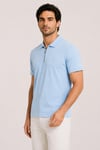 Kısa Kollu Fermuarlı Polo T-shirt