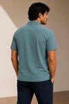 Kısa Kollu Fermuarlı Polo Yaka T-shirt