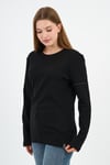 Kol Detaylı Bisiklet Yaka Basic Sweatshirt (WK25425) 