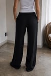 Krinkıl Dokulu Beli Lastikli Wide Leg Pantolon