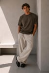 Oversize Bisiklet Yaka T-shirt 