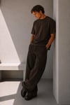 Oversize Bisiklet Yaka T-shirt 