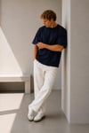 Oversize Bisiklet Yaka T-shirt 