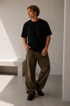 Oversize Bisiklet Yaka T-shirt 