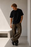Oversize Bisiklet Yaka T-shirt 