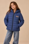 Puffer Kapüşonlu Unisex Çocuk Şişme Mont