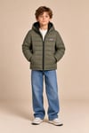 Puffer Kapüşonlu Unisex Çocuk Şişme Mont