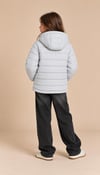 Puffer Kapüşonlu Unisex Çocuk Şişme Mont