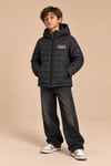 Puffer Kapüşonlu Unisex Çocuk Şişme Mont