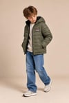 Puffer Kapüşonlu Unisex Çocuk Şişme Mont