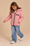 Puffer Kapüşonlu Unisex Çocuk Şişme Mont